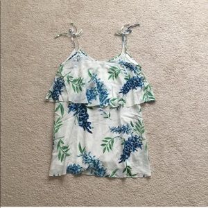 Show Me Your Mumu white and blue dress